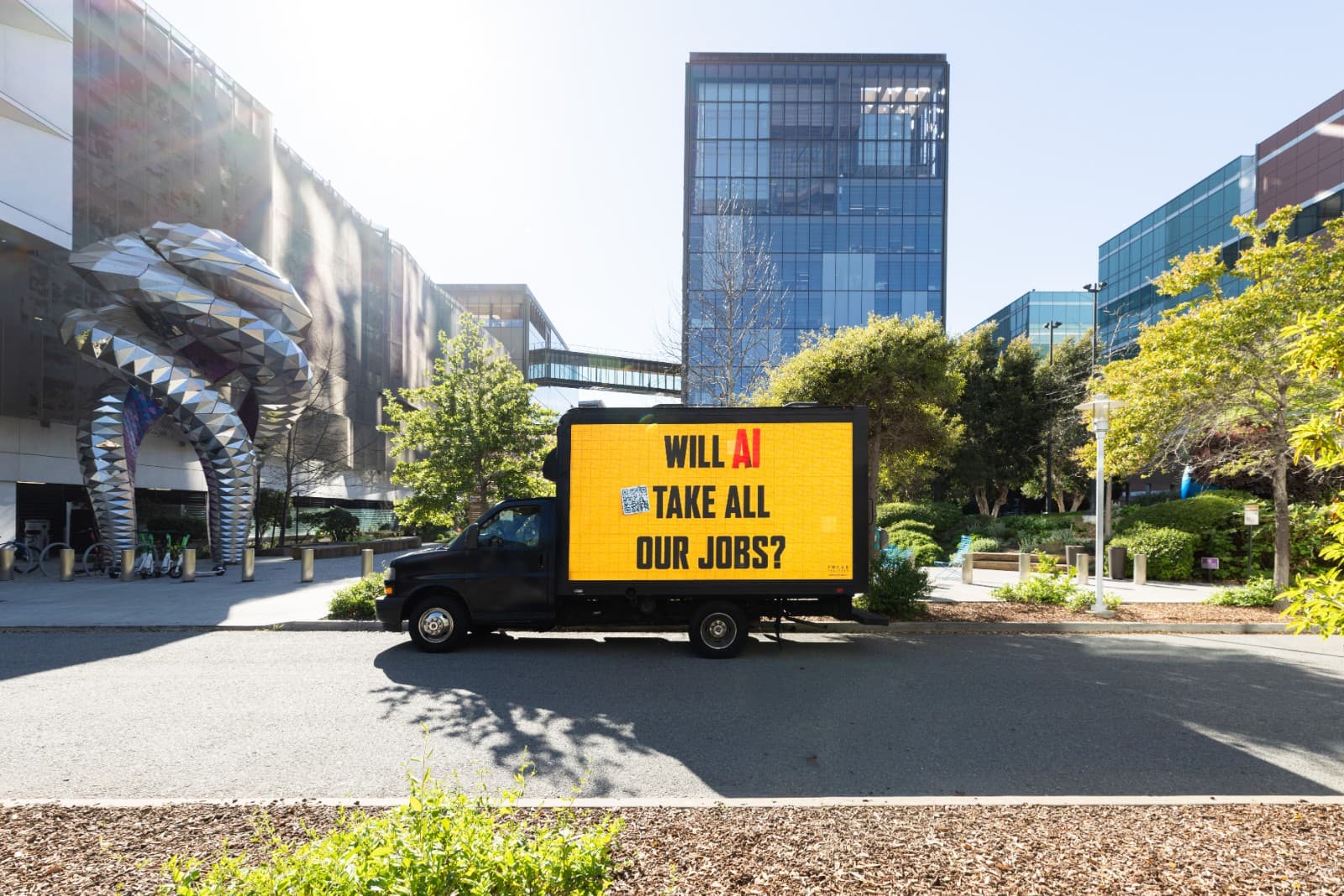 The AI Doc x Focus Features — LED Truck commercial photography in San Francisco Bay Area by JY Studio