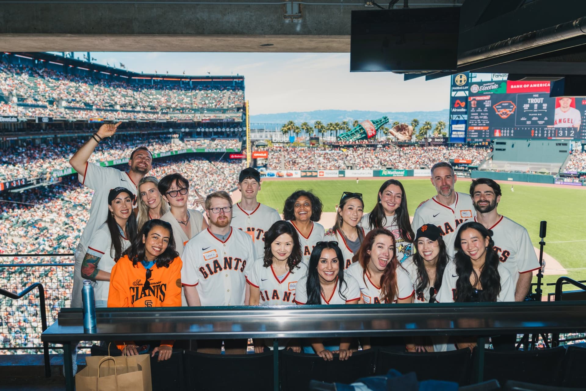 Airwallex x SF Giants event photography in Oracle Park, San Francisco by JY Studio