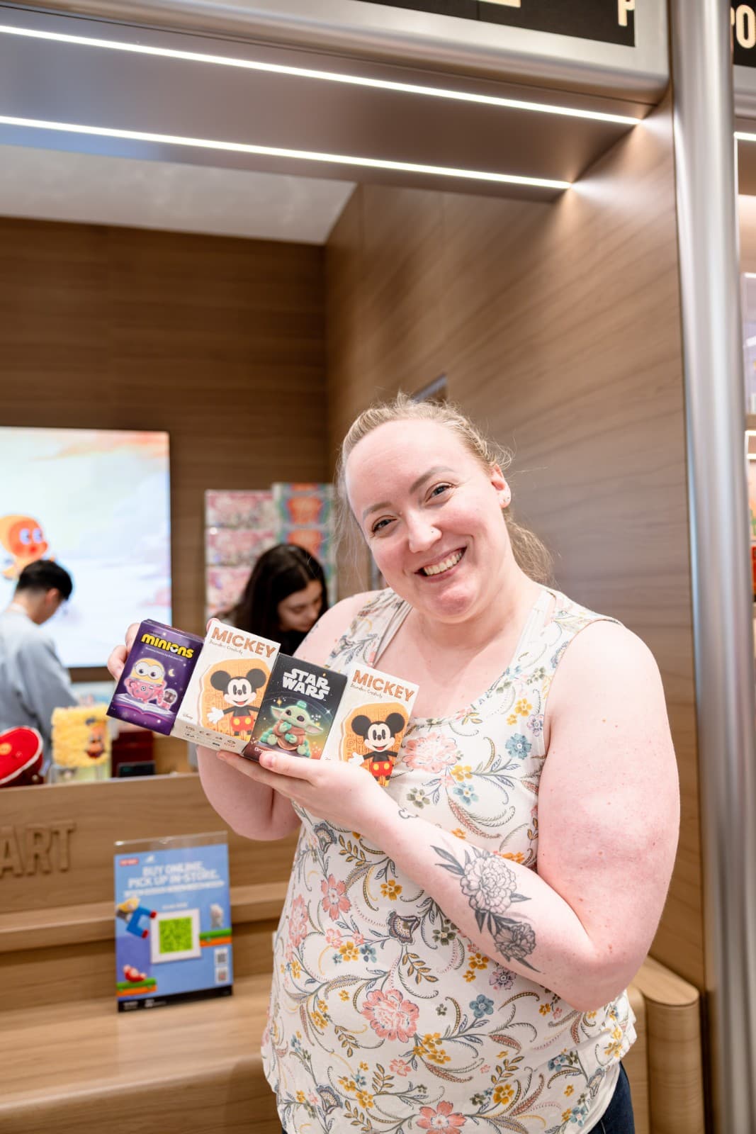 Pop Mart gacha machine and interactive retail experience at Hillsdale Mall opening San Mateo by JY Studio
