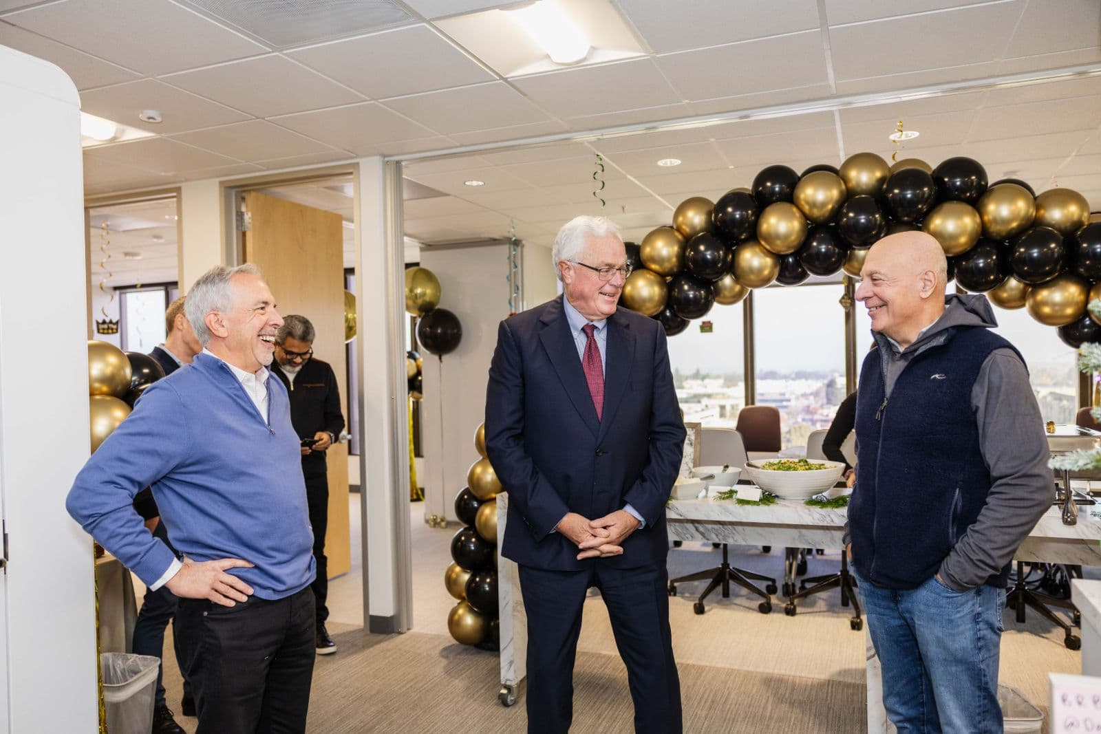 Milestone celebration photography documenting career achievement at retirement party in San Mateo Bay Area by JY Studio