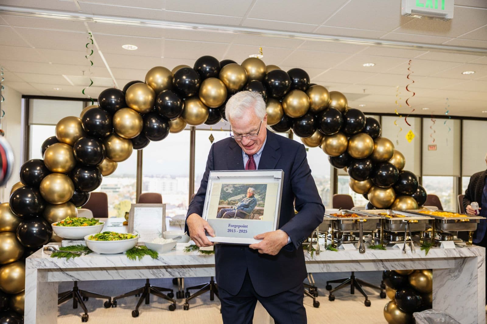 Retirement celebration highlights at Forgepoint Capital corporate event in San Francisco Bay Area by JY Studio